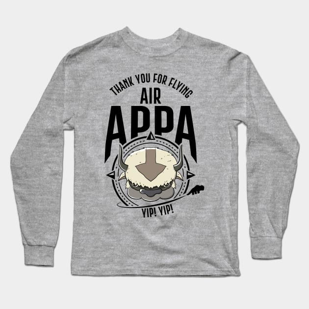 Air Appa - Ver 2 Long Sleeve T-Shirt by wookiemike